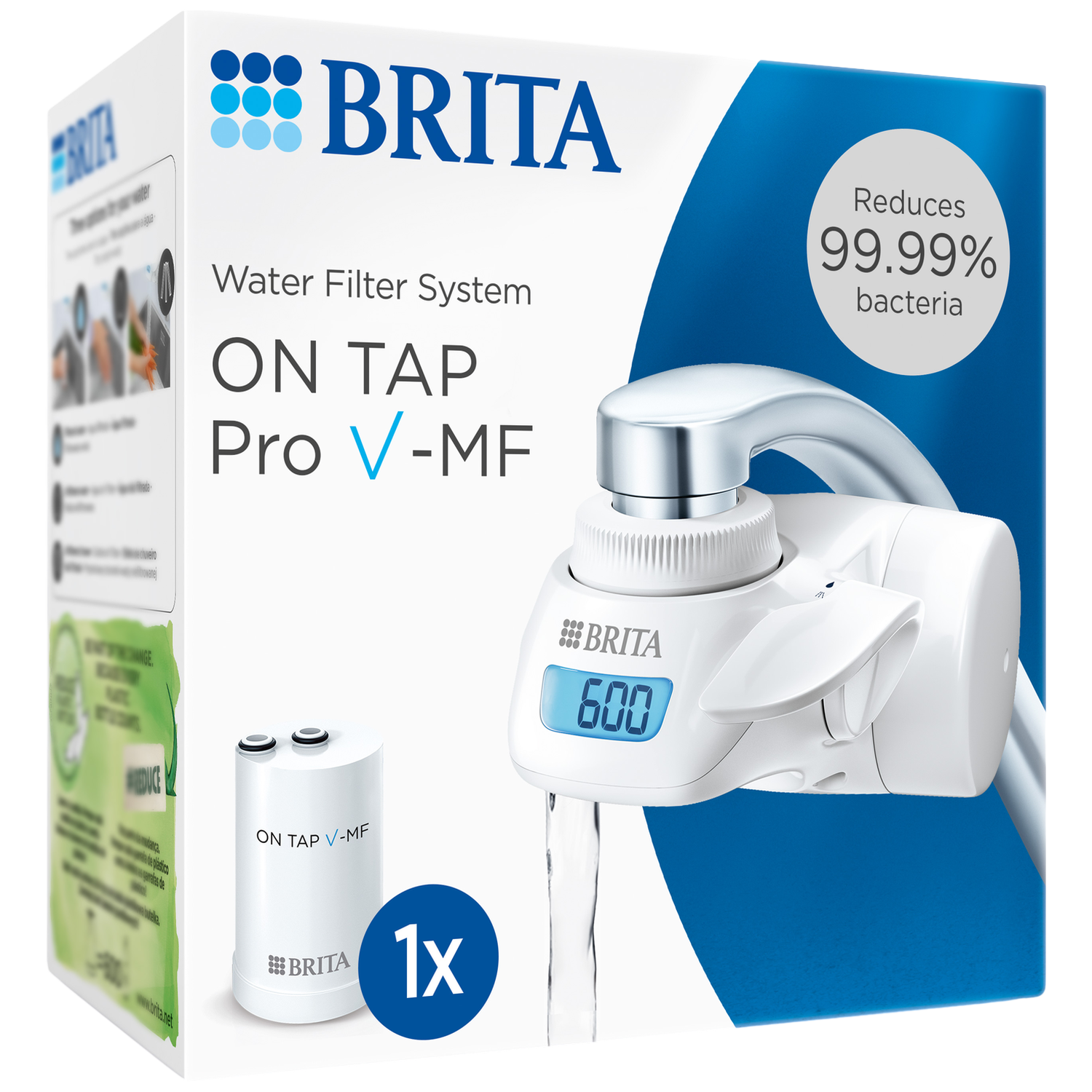 BRITA Marella Kan met 1 PRO Filterpatroon - 2.4L - Grijz | bol