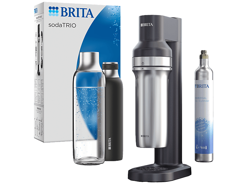 Brita SodaTRIO Bruiswatertoestel Zwart