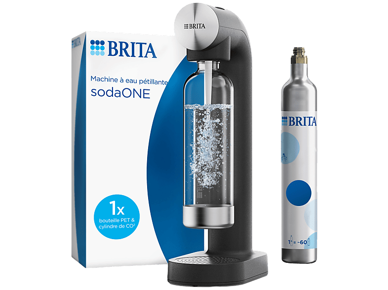 Brita SodaONE Machine à eau pétillante Noir
