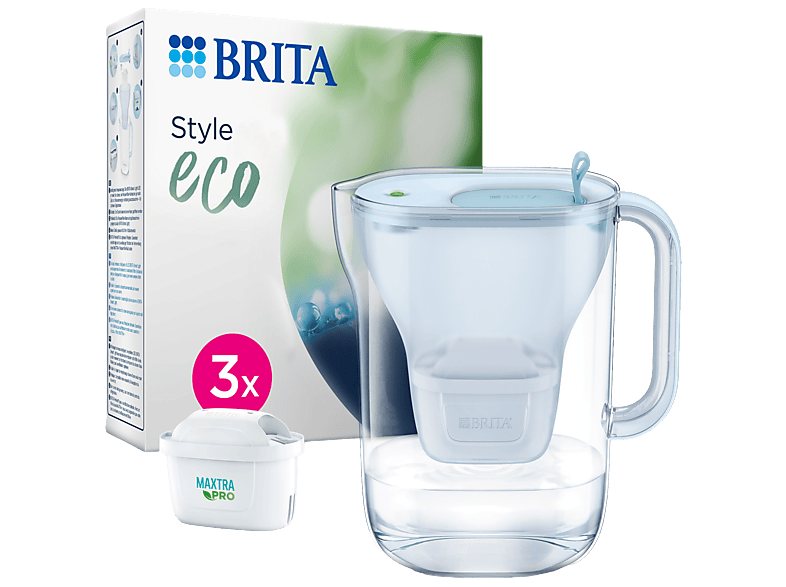 Carafe filtrante Brita Style Eco 2.4L Bleu