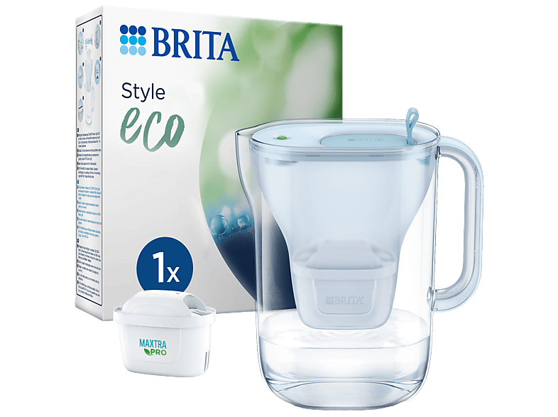 Brita Style Eco Carafe Filtrante 2.4L Bleu