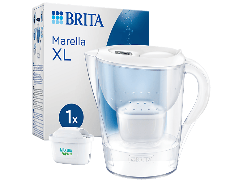 Brita Marella XL Carafe Filtrante 3,6L Cool White