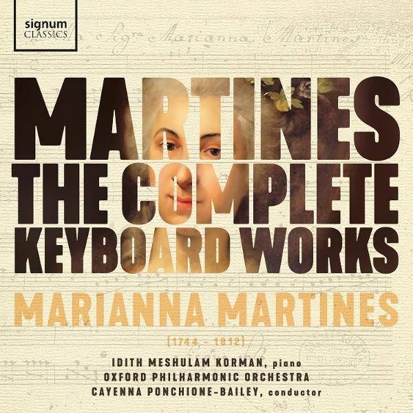 Albumcover: 'Martines The Complete Keyboard Works' von Marianna Martines.