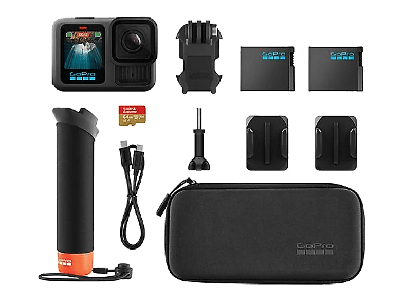 Kamera sportowa GOPRO Hero13 Black + Accessories Hard Bundle Czarny