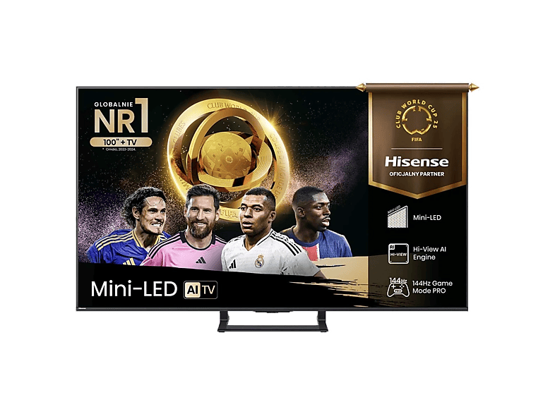 Telewizor HISENSE 55E8Q 55" MINILED 4K 144Hz VRR VIDAA Dolby Atmos Dolby Vision HDMI 2.1