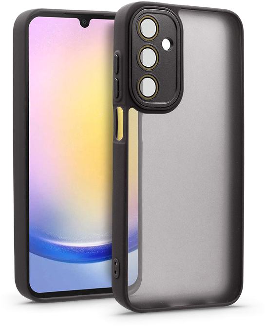HAFFNER Samsung Galaxy A25 5G Variete tok kameravédő üveggel, fekete (HF255069)