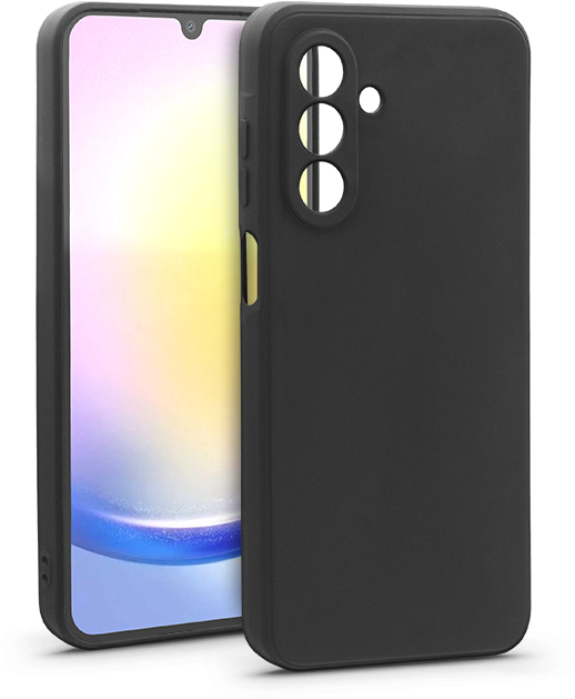 HAFFNER Samsung Galaxy A26 5G szilikon tok, matt fekete (HF356964)