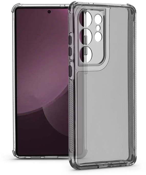 HAFFNER Samsung Galaxy S25 Ultra Matrix kameravédős szilikon tok, átlátszó (HF341571)