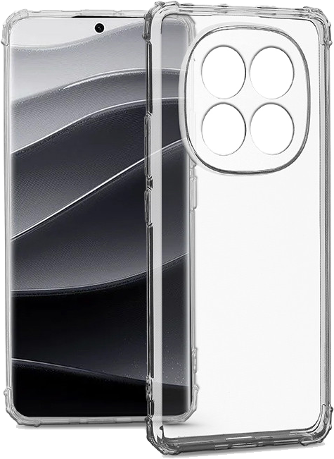 HAFFNER Xiaomi Redmi Note 14 Pro 5G/Note Pro+ 5G Anti Shock szilikon tok, átlátszó (HF943859)