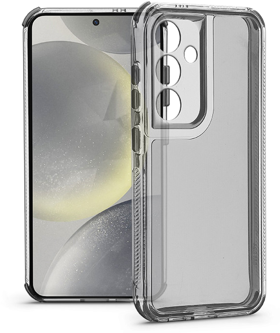 HAFFNER Samsung Galaxy S24 Matrix kameravédős szilikon tok, átlátszó (HF322280)