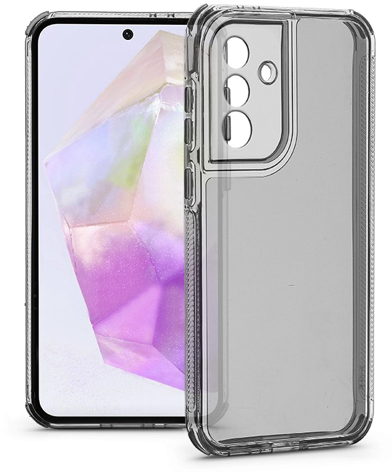 HAFFNER Samsung Galaxy A36 5G Matrix kameravédős szilikon tok, átlátszó (HF354960)