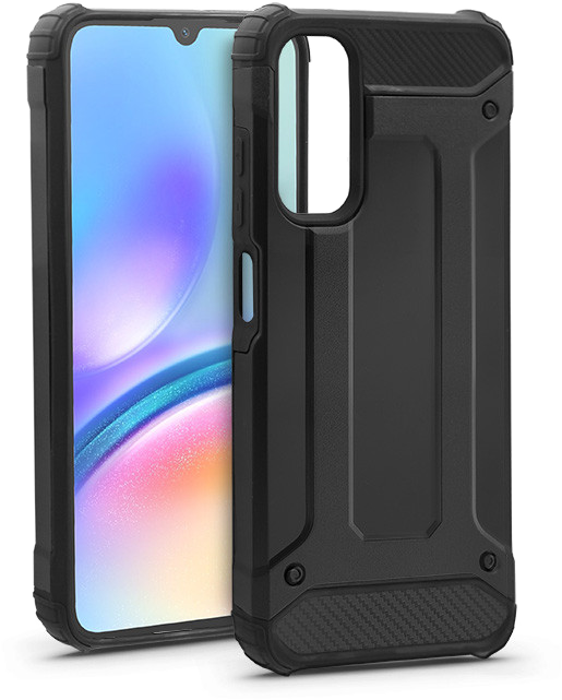 HAFFNER Samsung Galaxy A05s Carbon szilikon tok, fekete (HF262654)