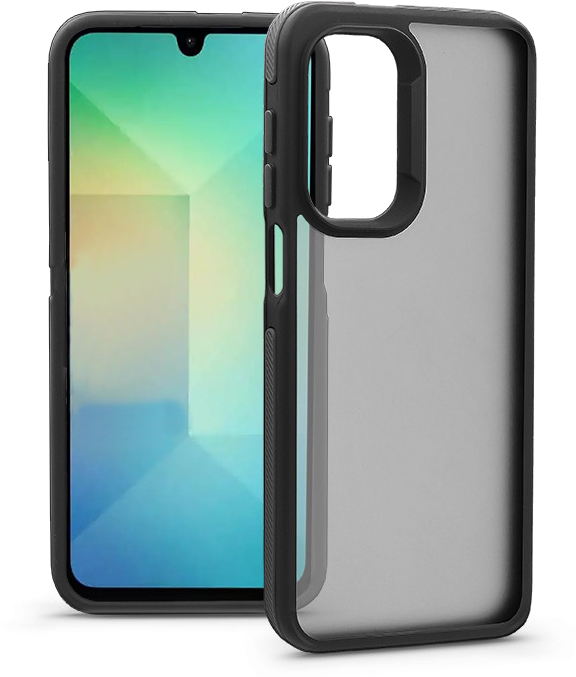 HAFFNER Samsung Galaxy A26 5G Neo szilikon tok, fekete (HF357268)