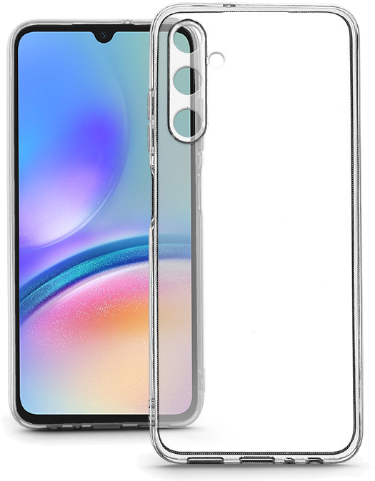 HAFFNER Samsung Galaxy A05s kameravédős szilikon tok, átlátszó (HF262555)