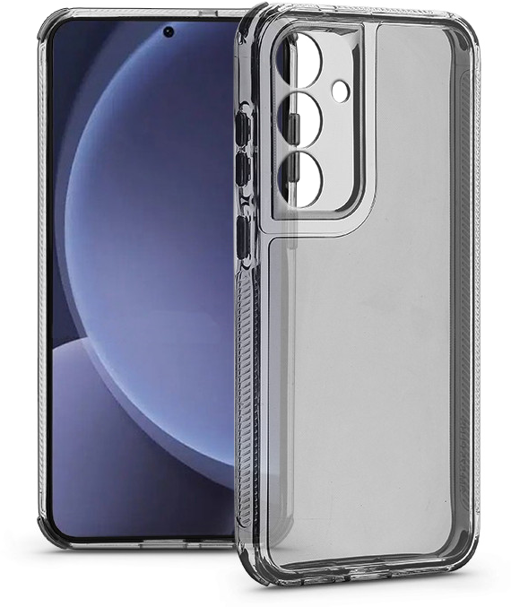 HAFFNER Samsung Galaxy S25+ Matrix kameravédős szilikon tok, átlátszó (HF343827)