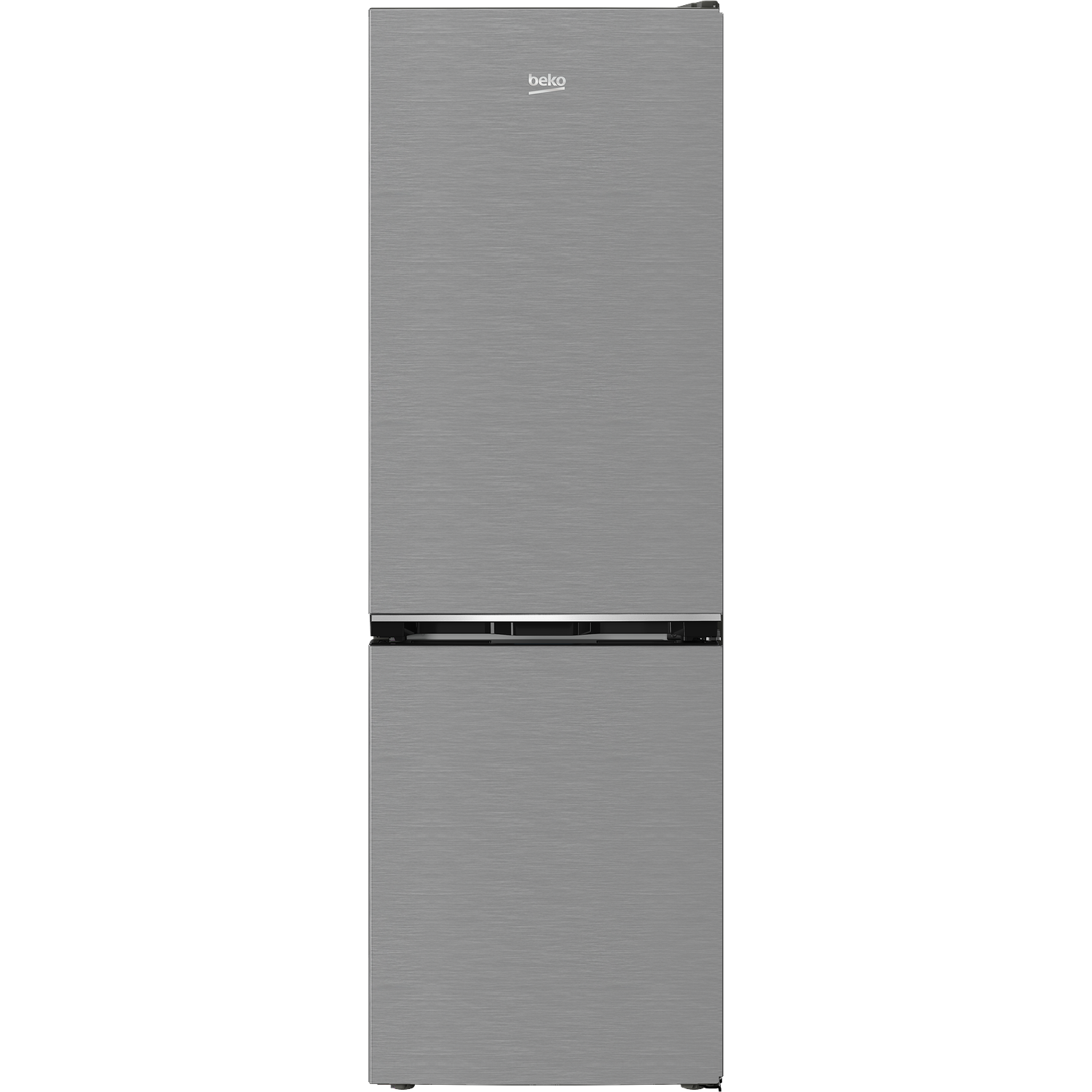 BEKO B3RCNA375HXB - HarvestFresh - Koel-vriescombinatie - breedte 59.5 cm - hoogte 186.5 cm - inhoud 370 l - NoFrost Manhattan Gray