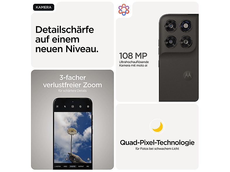 Thumbnail - MOTOROLA moto g77 256 GB Black Olive Dual SIM