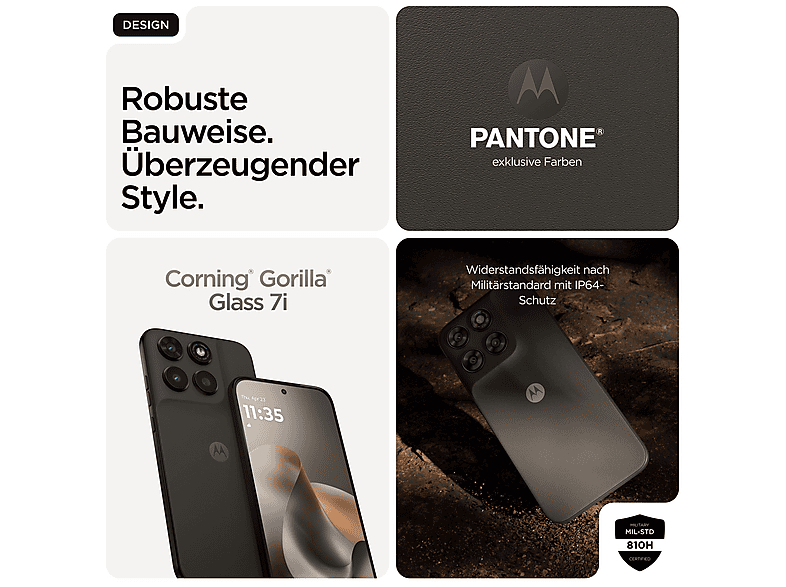 MOTOROLA moto g77 256 GB Black Olive Dual SIM