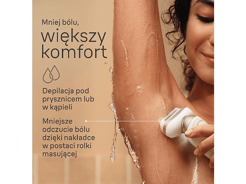 Depilator BRAUN Silk Epil 9 Flex SES9-241 Biało-srebrny – zdjęcie 3