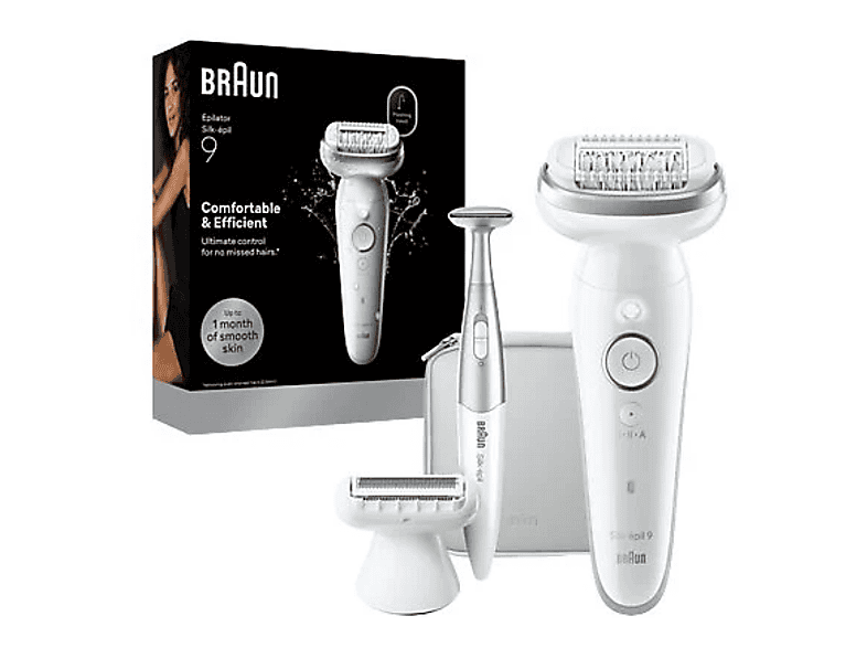 Depilator BRAUN Silk Epil 9 Flex SES9-241 Biało-srebrny – zdjęcie 2