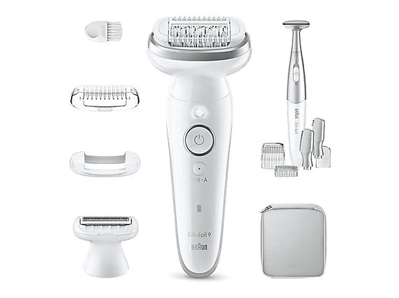 Depilator BRAUN Silk Epil 9 Flex SES9-241 Biało-srebrny