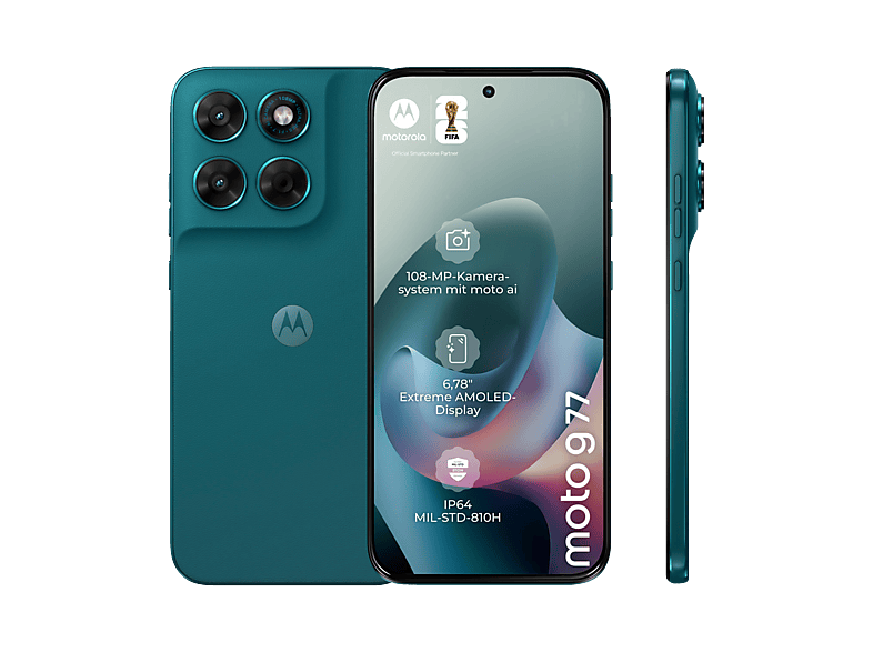 MOTOROLA moto g77 256 GB Shaded Spruce Dual SIM