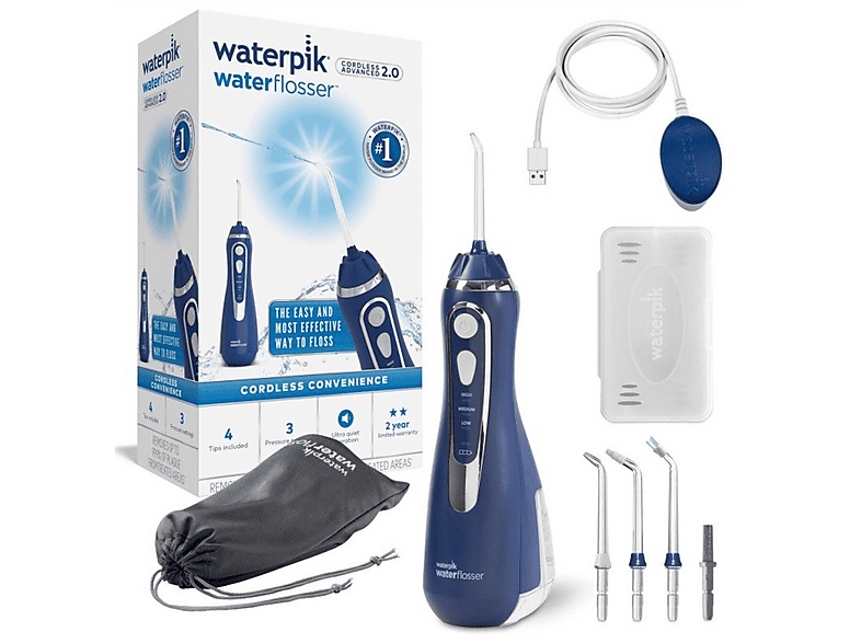 Irygator WATERPIK Cordless Advanced 2.0 WP-583 Granatowy – zdjęcie 3