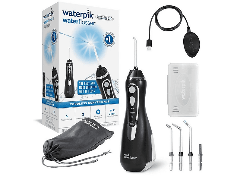 Irygator WATERPIK Cordless Advanced 2.0 WP-582 Czarny – zdjęcie 2