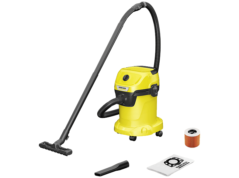 Karcher WD 3 V-17/4/20 - Nat- En Droog Stofzuiger Met Zakloze technologie Zwart