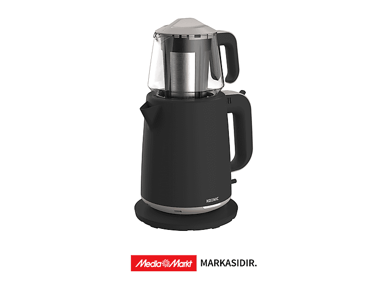 Koenic KTM 221826 B 1.8 LT 1850W Cam Çay Makinesi