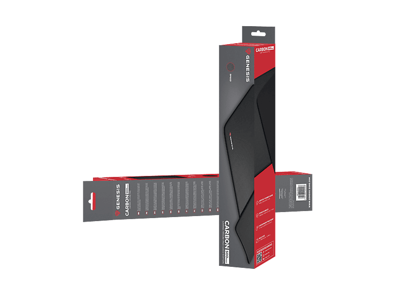 Podkładka pod mysz i klawiaturę GENESIS M12 Maxi 90x45 cm Czarny – zdjęcie 2