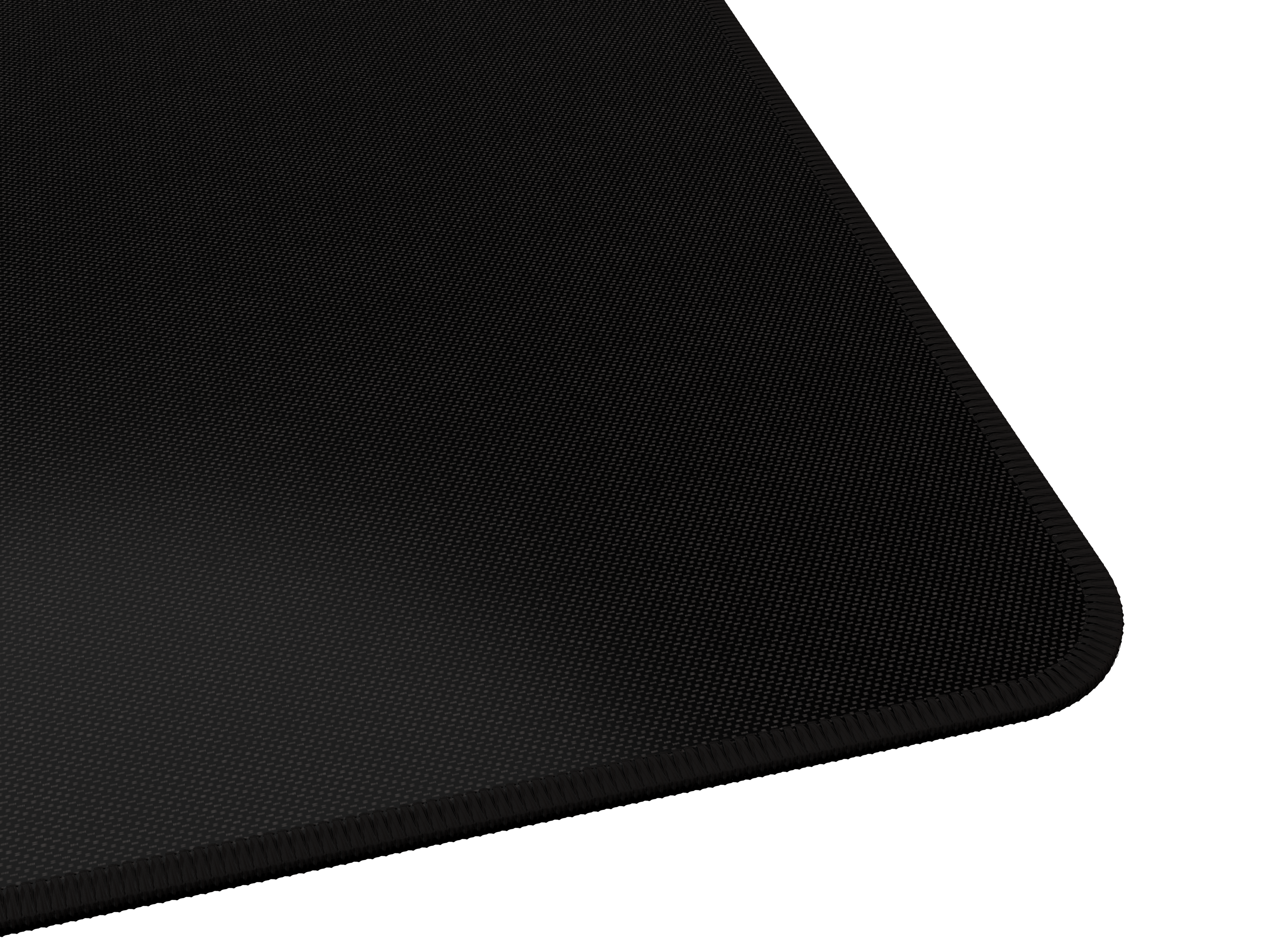 Zbliżenie czarnej, teksturowanej powierzchni z zaokrąglonymi krawędziami.