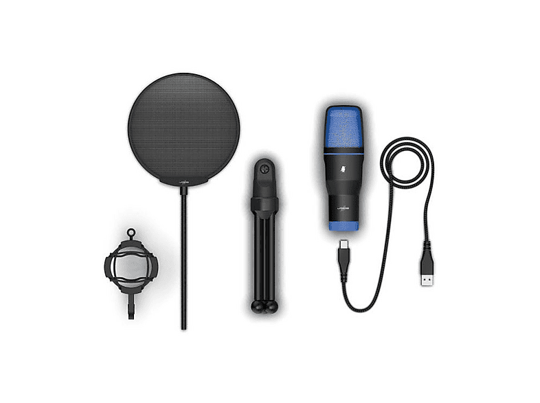 uRage Stream 410 HD Gaming-Mikrofon mit LED-Backlight, Schwarz; Gaming Mikrofon — Foto 3 von 3