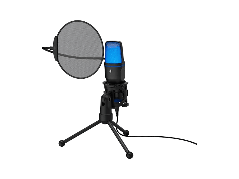 uRage Stream 410 HD Gaming-Mikrofon mit LED-Backlight, Schwarz; Gaming Mikrofon