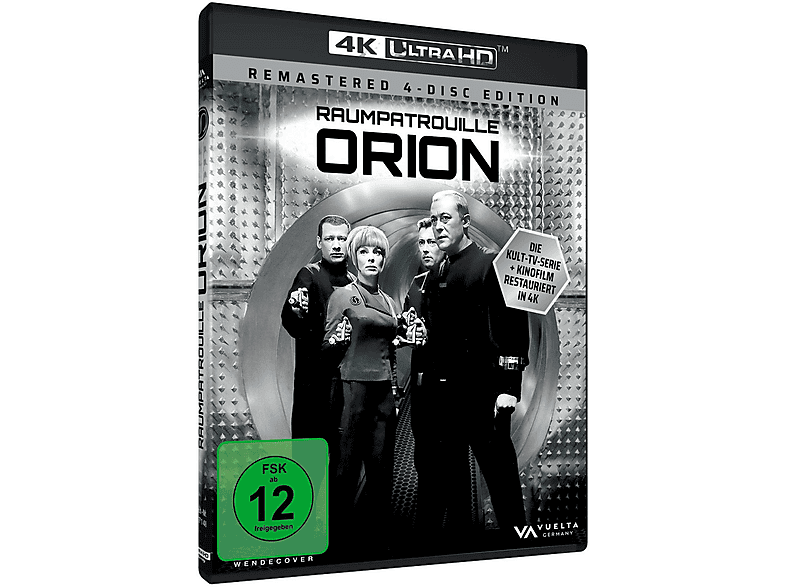 Raumpatrouille Orion - Remastered 4-Disc-Edition 4K Ultra HD Blu-ray