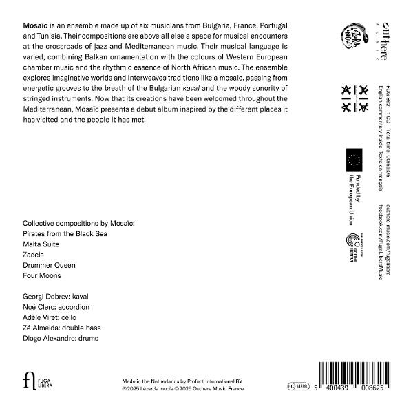 CD-Cover mit Ensemble-Infos, Trackliste und Musikernamen.