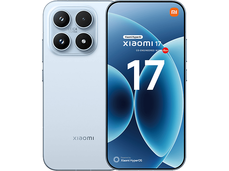 Smartfon Xiaomi 17 5G 12/512GB Niebieski (MZB0MLWEU)