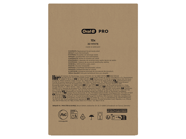 Oral-B Pro 3D White Aufsteckbürsten 10er — Foto 2 von 2