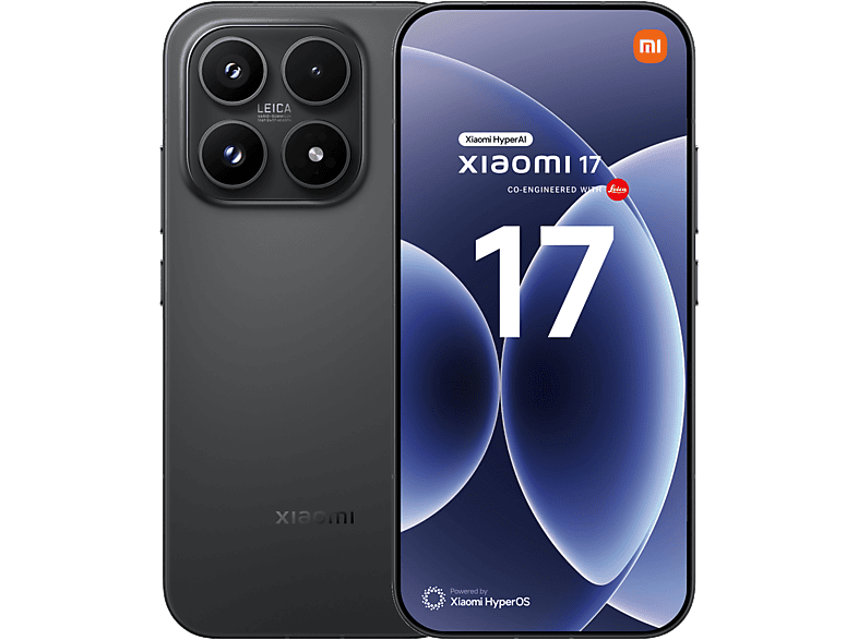 Smartfon XIAOMI 17 5G 12 GB/ 512 GB Czarny