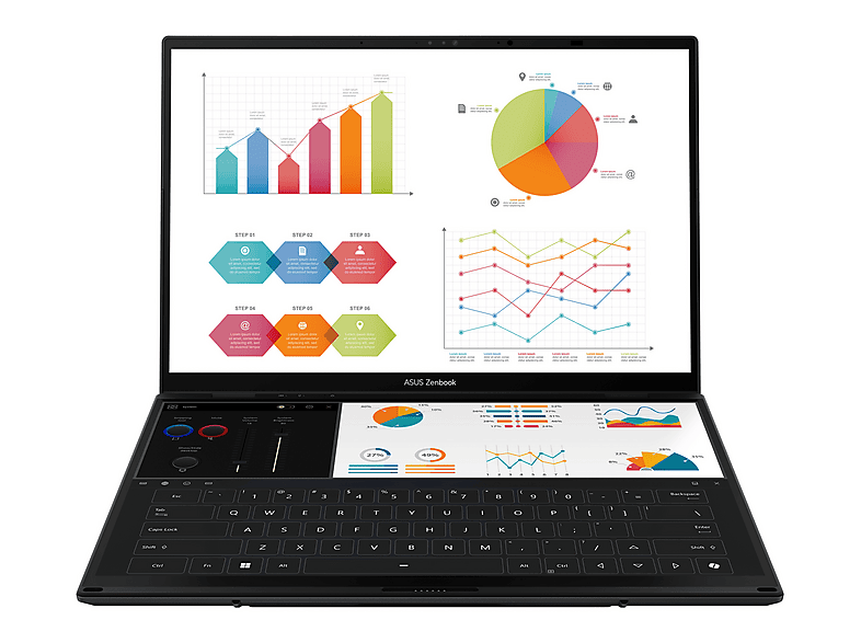 Portátil | ASUS Zenbook Duo OLED UX8406CA-QL335W, 14 