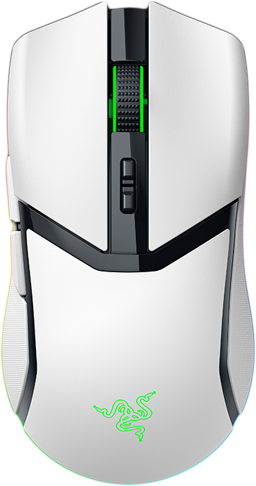 RAZER Cobra Pro vezeték nélküli optikai egér, 30000 dpi, 2,4GHZ + Bluetooth, fehér (RZ01-04660200-R3G1)