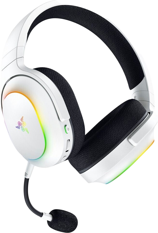 RAZER Barracuda X Chroma vezeték nélküli headset, 2,4 GHz + Bluetooth, fehér (RZ04-05220200-R3M1)