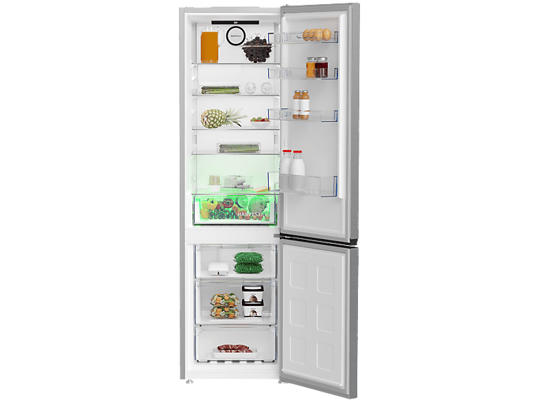 Lodówka BEKO b300 B3RCNA404HXB HarvestFresh No Frost AeroFlow&nbsp; 203.5cm Platinum – zdjęcie 2