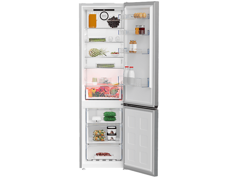 Lodówka BEKO b300 B3RCNA404HXB HarvestFresh No Frost AeroFlow&nbsp; 203.5cm Platinum – zdjęcie 3