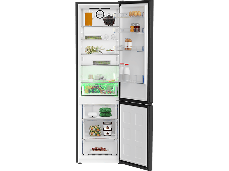 Lodówka BEKO b300 B3RCNA404HXBR HarvestFresh No Frost AeroFlow 203.5cm Dark Inox – zdjęcie 3