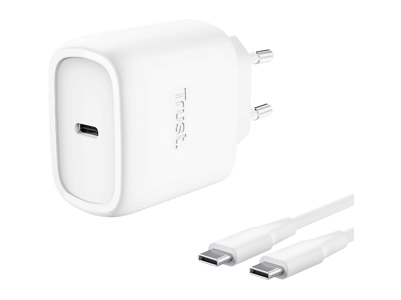 Trust Ładowarka Maxo 45W USB-C GaN biała