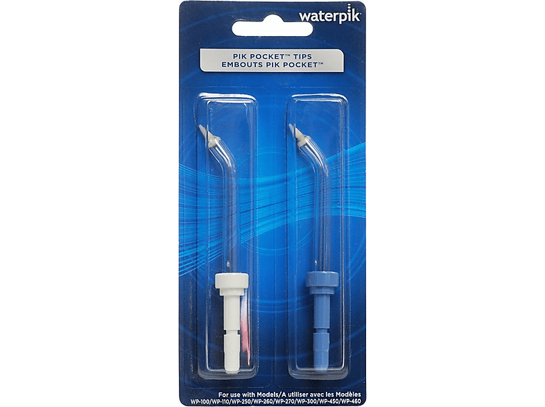 Końcówki poddziąsłowe do irygatora WATERPIK PP-100 2szt. Wielokolorowy – zdjęcie 3