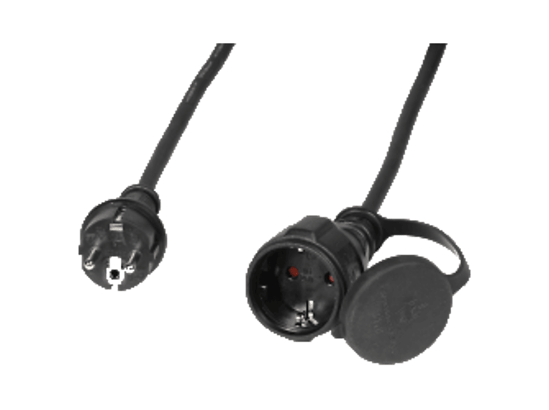 Przedłużacz VIVANCO Schuko 25m czarny