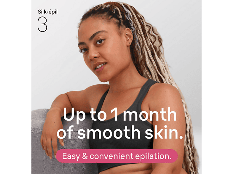 Depilator BRAUN SE3-031 Silk·épil 3 Biało-różowy – zdjęcie 2