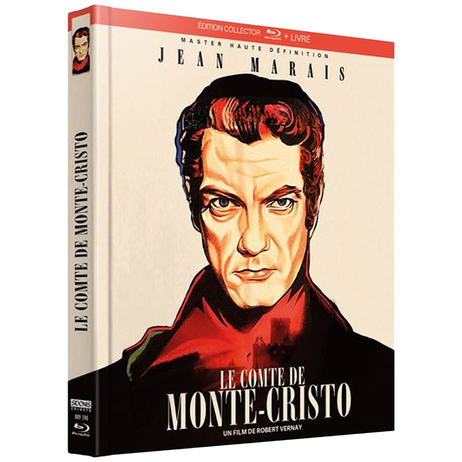 Blu-ray hoes van "De Graaf van Monte Cristo" met Jean Marais.